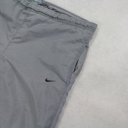 RARE 2000s Nike Trackpants Grey - (M)