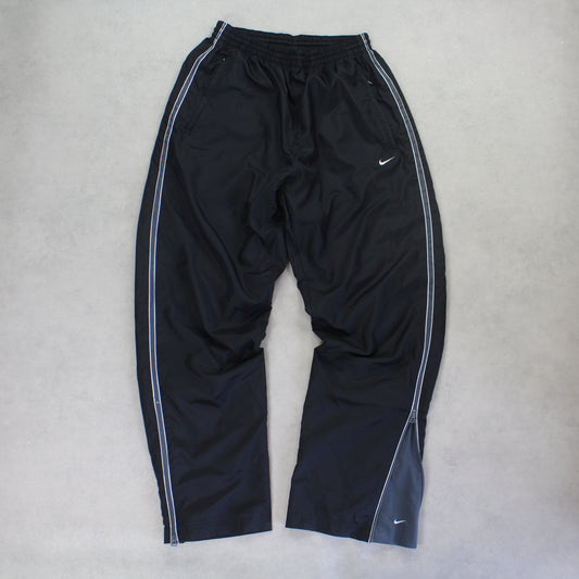 RARE 1990s Nike Trackpants Black - (M)