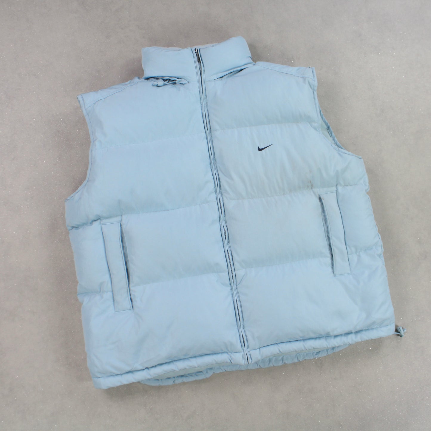 RARE Vintage Nike Puffer Gilet Blue - (XL)