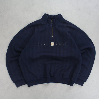 RARE Vintage 00s Nike Golf Sweatshirt Navy - (L)