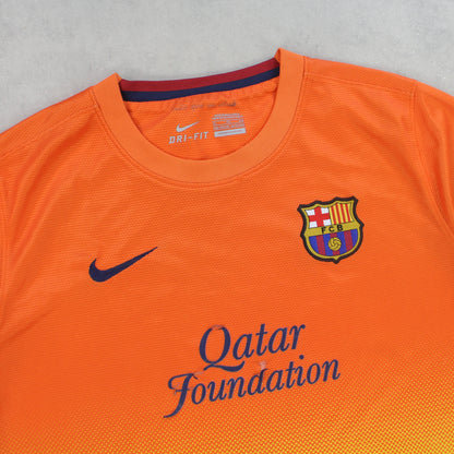 RARE 2012 Nike Barcelona Shirt Orange - (XS)