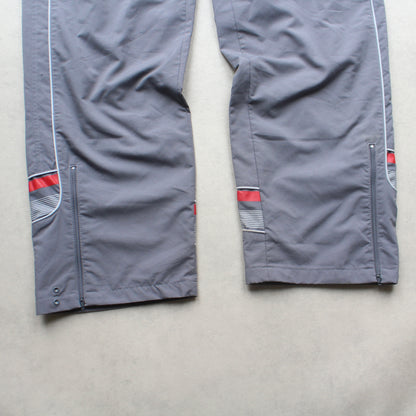 RARE 2000s Nike Trackpants Grey - (L)