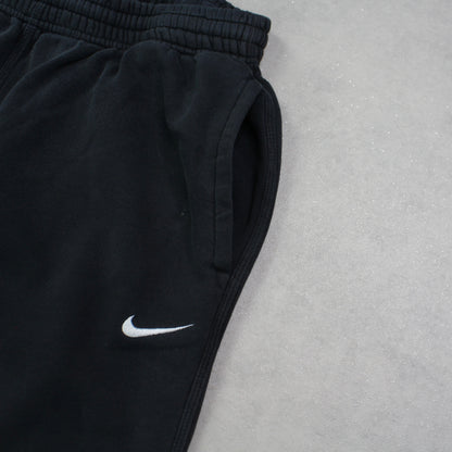 RARE 2000s Nike Wide Leg Joggers Black - (L)