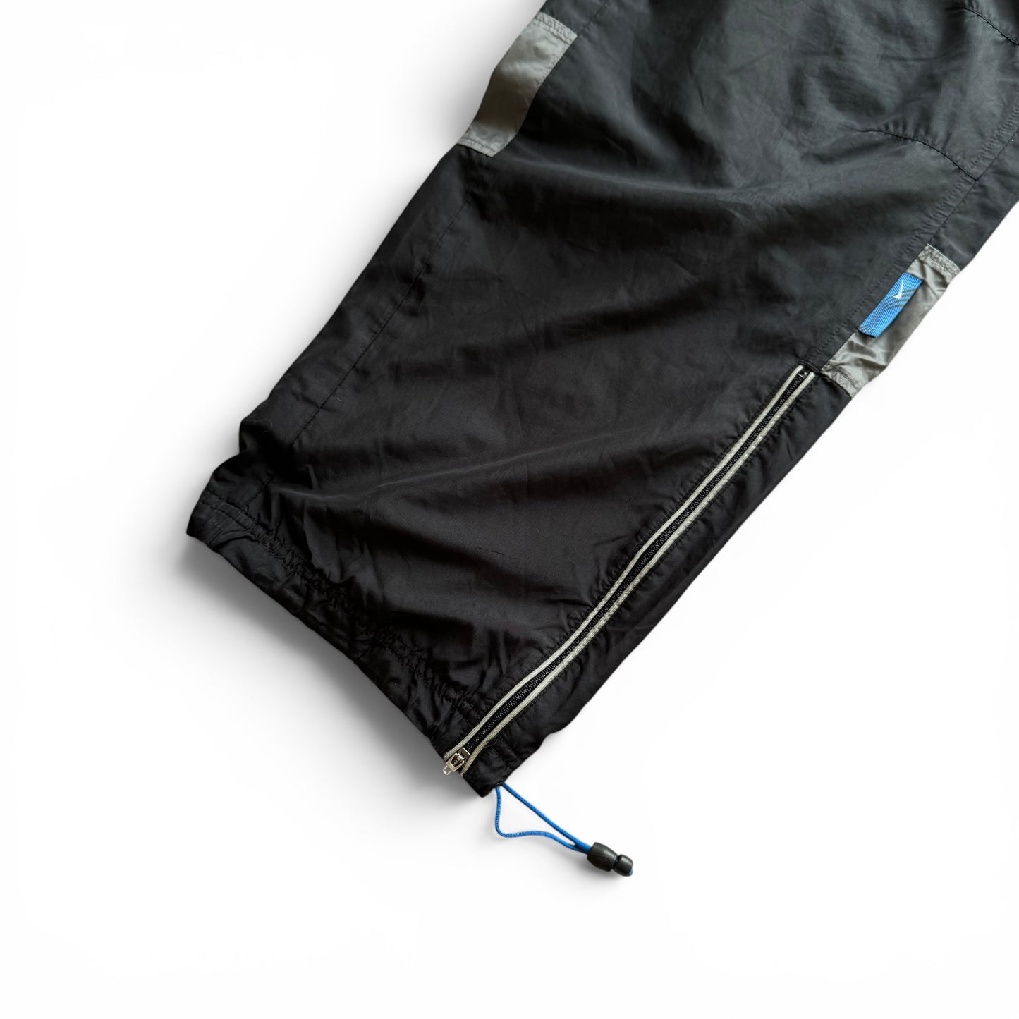 SUPER RARE 2000s Nike Hex Trackpants Black *PREMIUM* - (M)