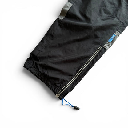 SUPER RARE 2000s Nike Hex Trackpants Black *PREMIUM* - (M)