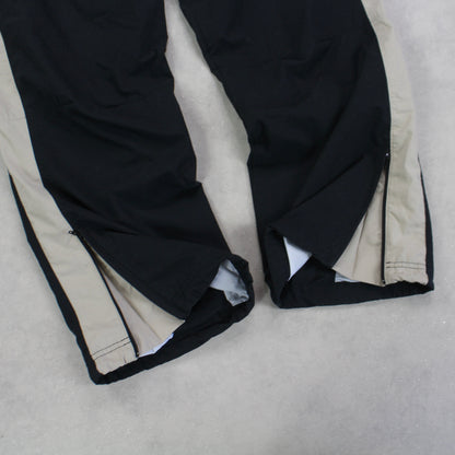 SUPE RARE 2000s Nike Baggy Trackpants Black - (S)