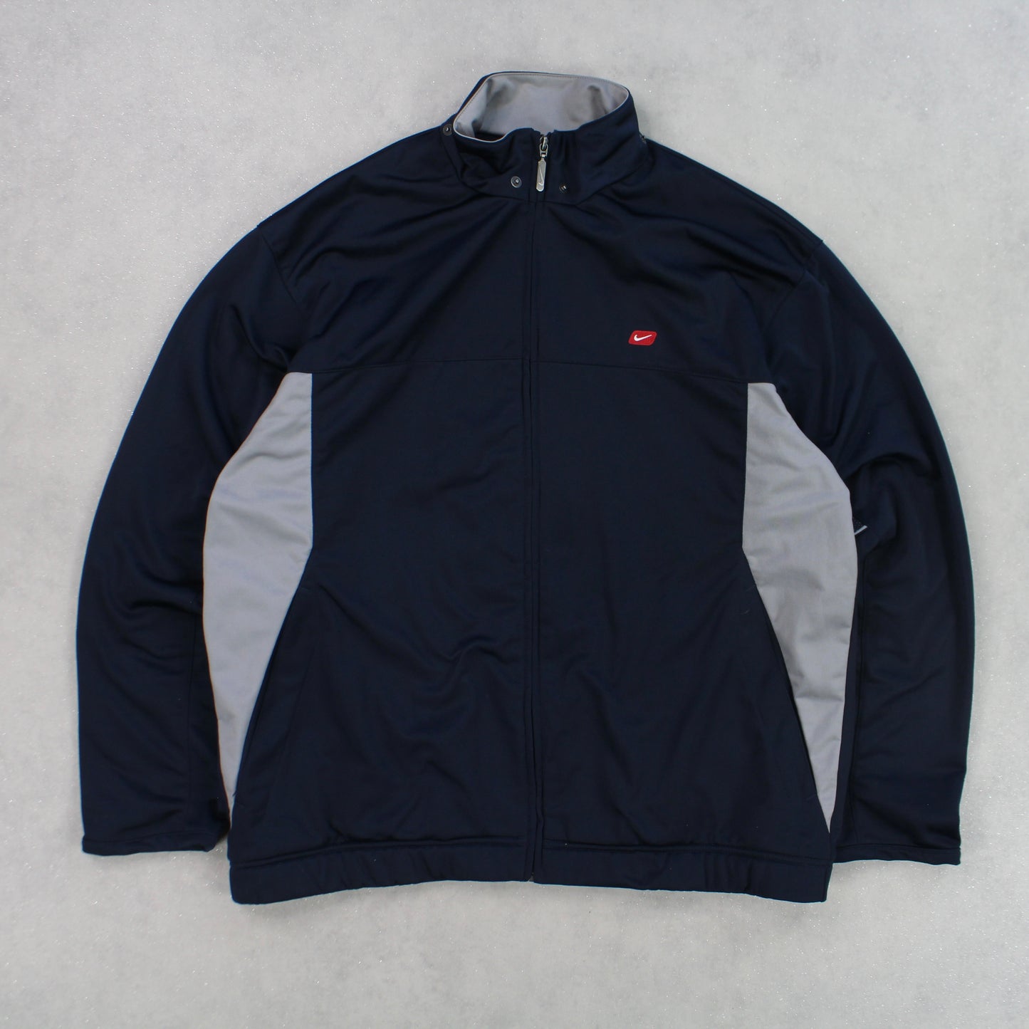 RARE 00s Nike Track Jacket Navy - (L)