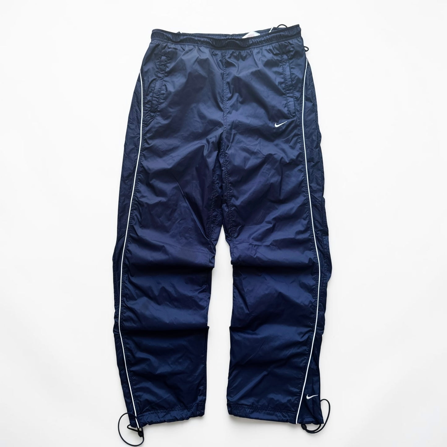 SUPER RARE 2000s Nike Trackpants Navy - (L)