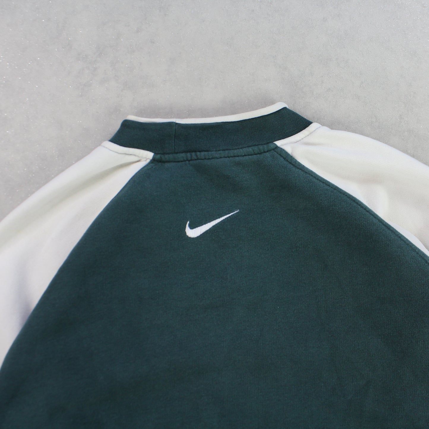 SUPER RARE 90s Nike Sweatshirt Green - (S)