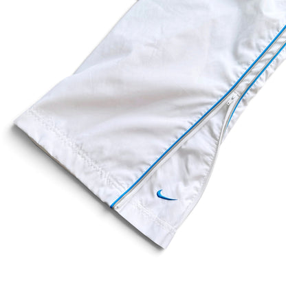 SUPER RARE 2000s Baggy Nike Trackpants White *PREMIUM* - (L)