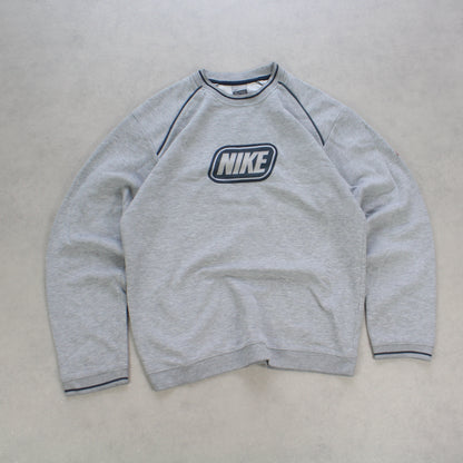 RARE 2000s Nike Sweatshirt Grey - (M)