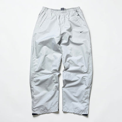 RARE 2000s Super Baggy Nike Trackpants Grey - (XL)