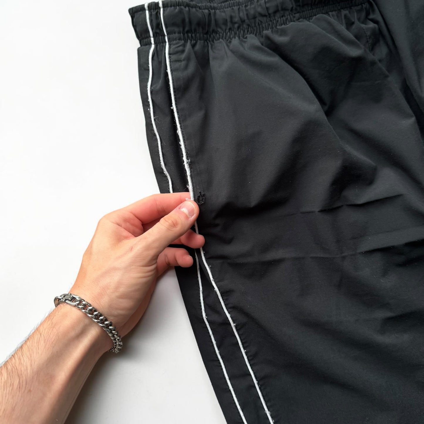 RARE 2000s Nike Trackpants Black - (M)