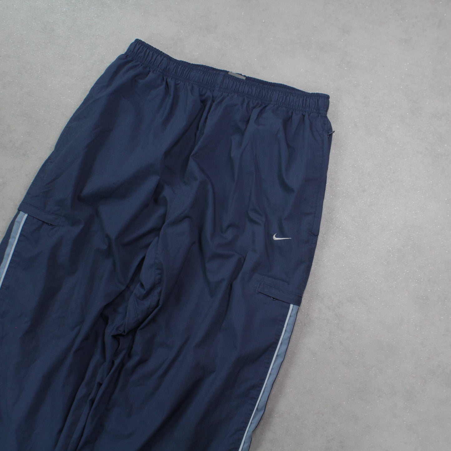 RARE 00s Nike Trackpants Blue - (M)