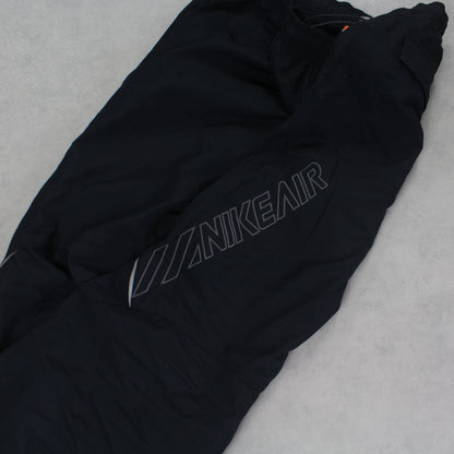 RARE 2000s Nike Air Trackpants Black - (M)