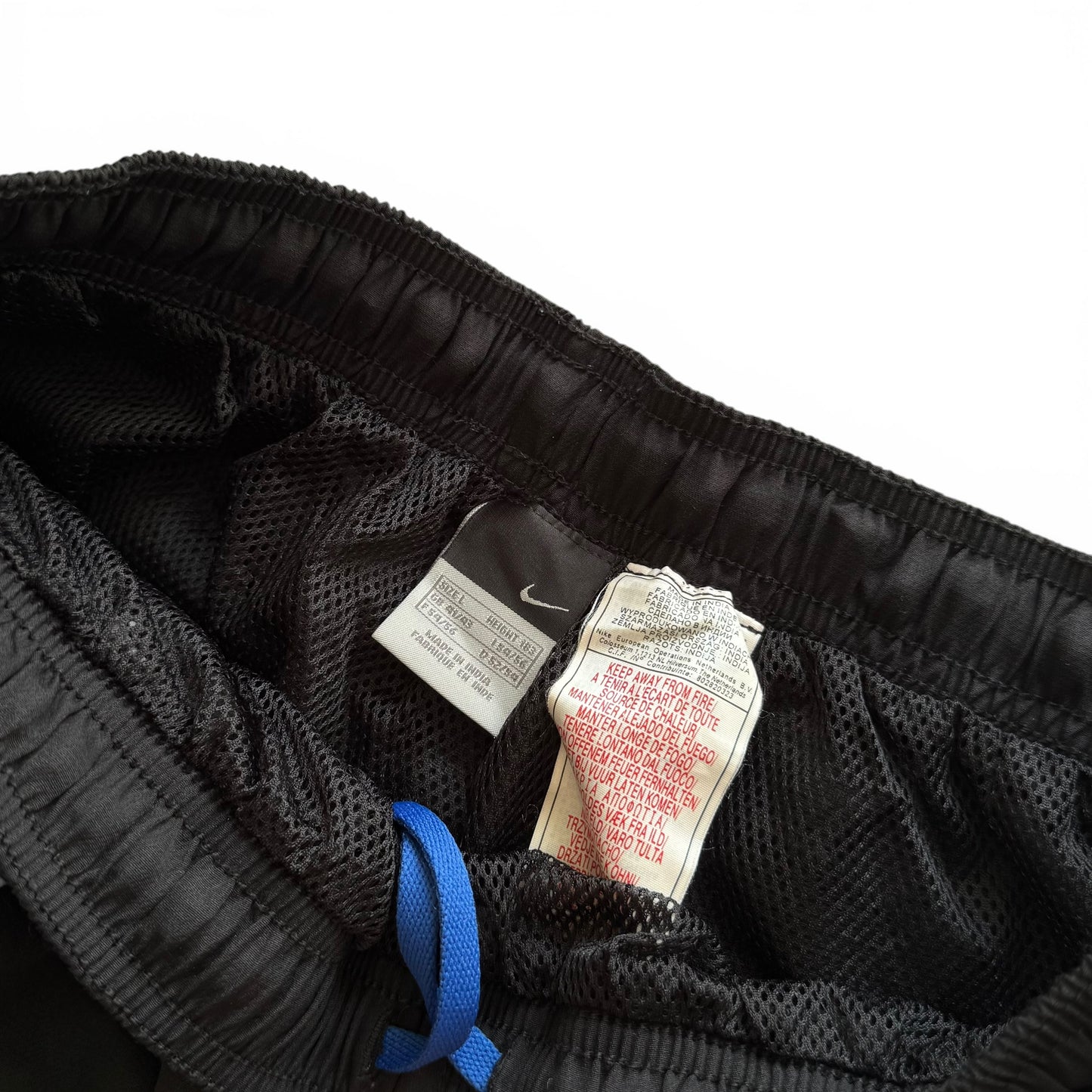 SUPER RARE 2000s Nike Milan Trackpants Black - (M)