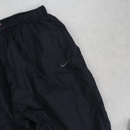 RARE Vintage 00s Nike Trackpants Black - (M)