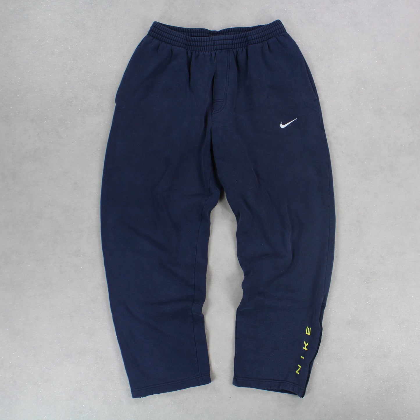 RARE 90s Baggy Nike Joggers Navy - (M)