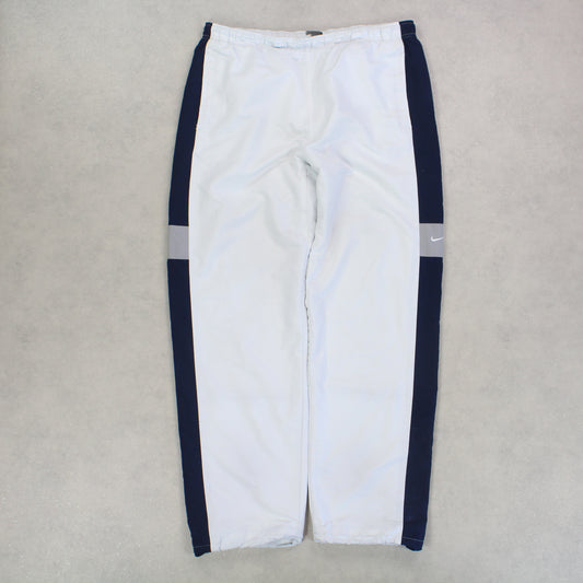 SUPER RARE 00s Nike Trackpants White - (XL)