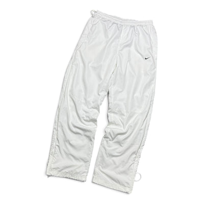 RARE 2000s Nike Trackpants White - (M)
