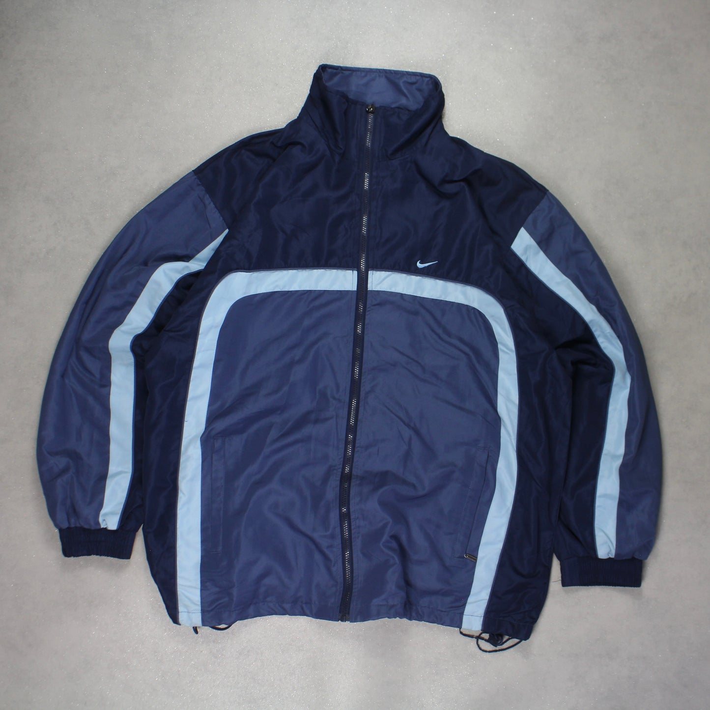 RARE 2000s Nike Track Jacket Navy - (XL)