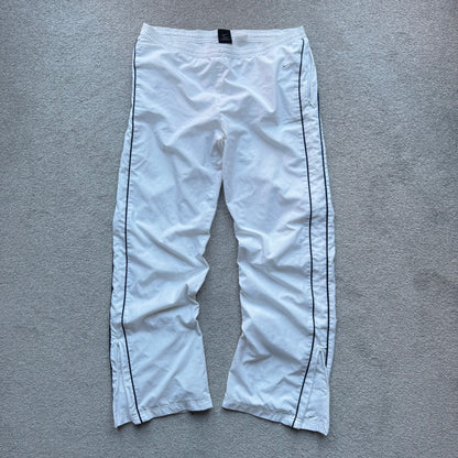 RARE 2000s Nike Trackpants White - (M)
