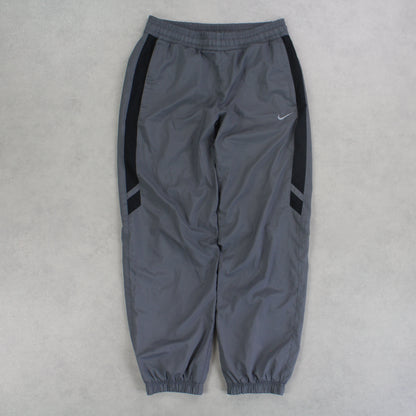 RARE 00s Nike Trackpants Grey - (M)