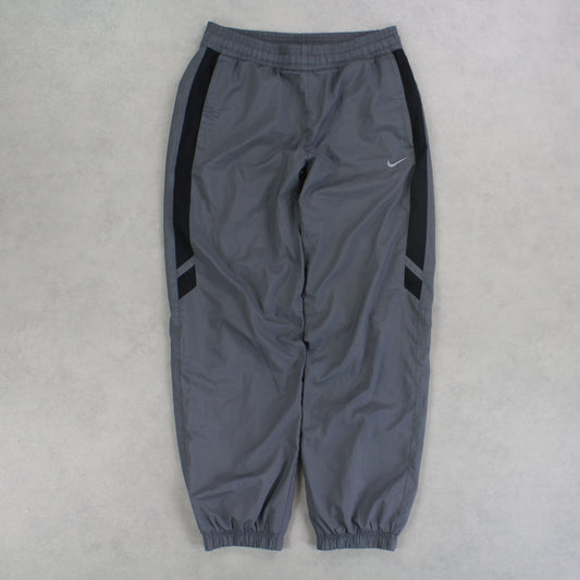 RARE 00s Nike Trackpants Grey - (M)