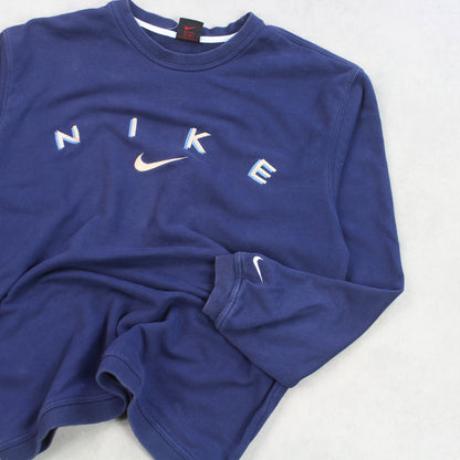 SUPER RARE Vintage 1990s Nike Spell Out Sweatshirt - (S)