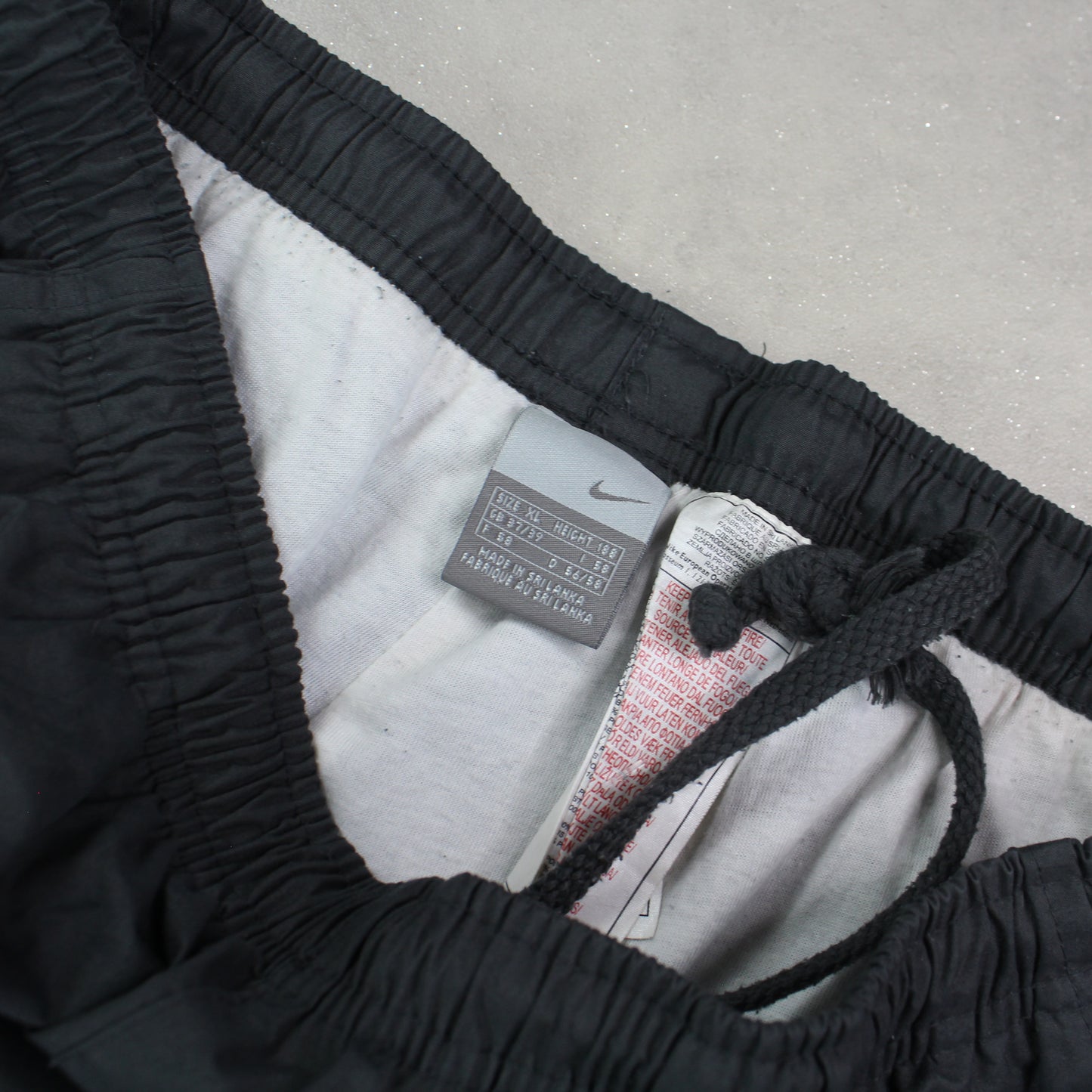 RARE 00s Baggy Nike Trackpants Grey - (L)