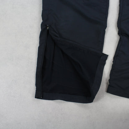 RARE 00s Baggy Nike Trackpants Black - (L)