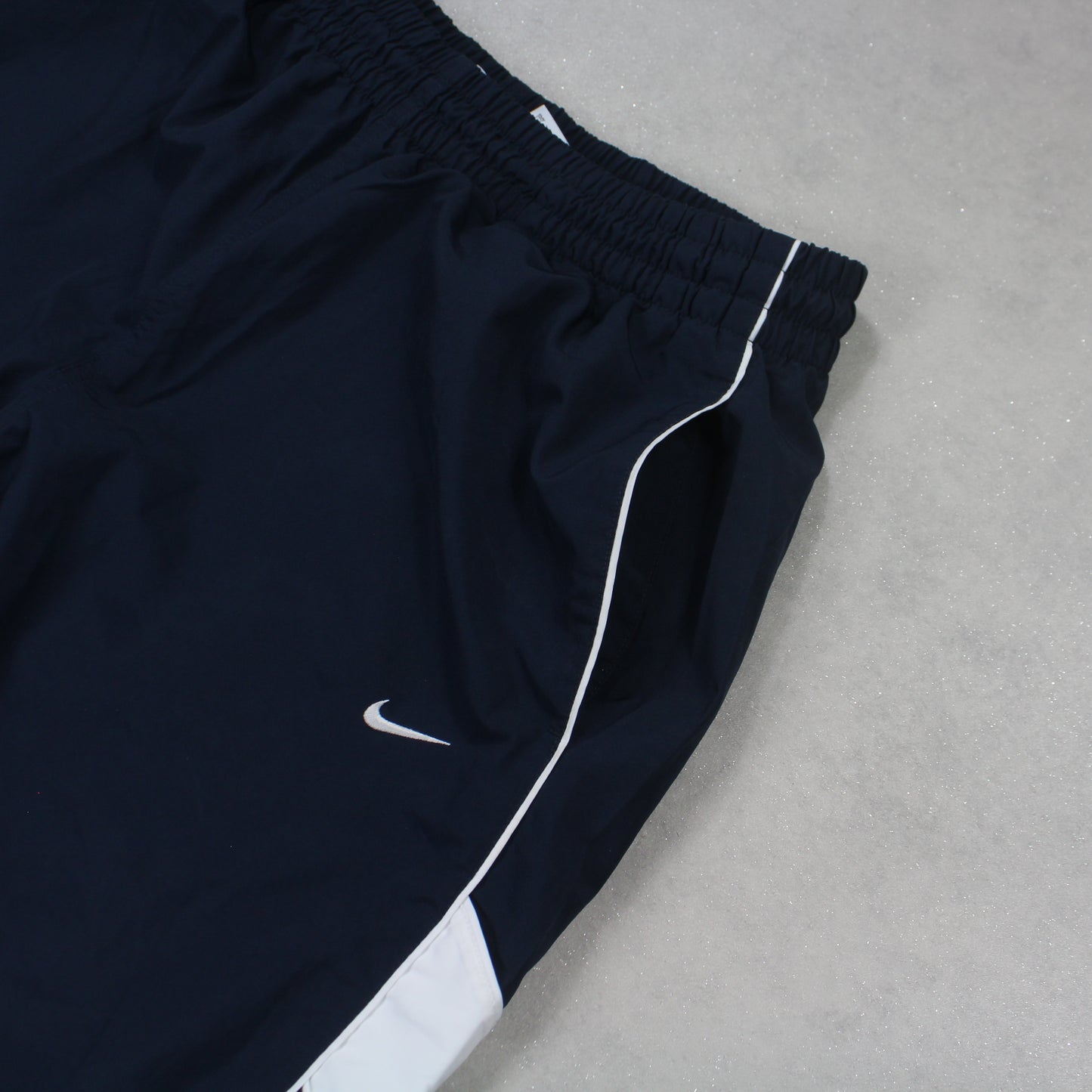 RARE 2000s Baggy Nike Trackpants Navy - (XL)