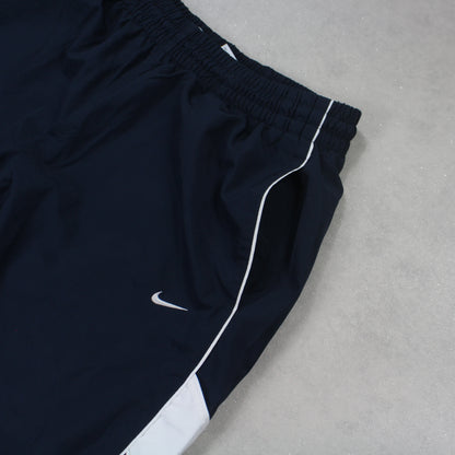 RARE 2000s Baggy Nike Trackpants Navy - (XL)