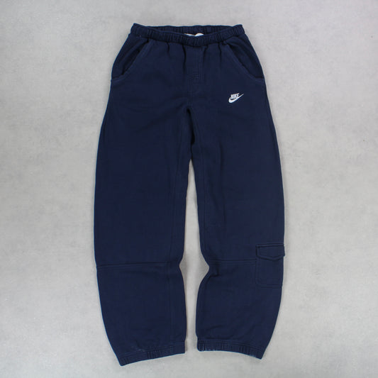 RARE 00s Nike Cargo Joggers Navy - (S)