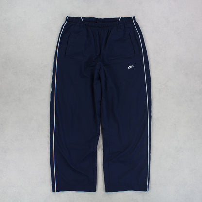 RARE 00s Nike Trackpants Navy - (L)