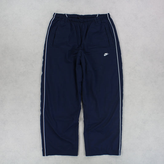 RARE 00s Nike Trackpants Navy - (L)