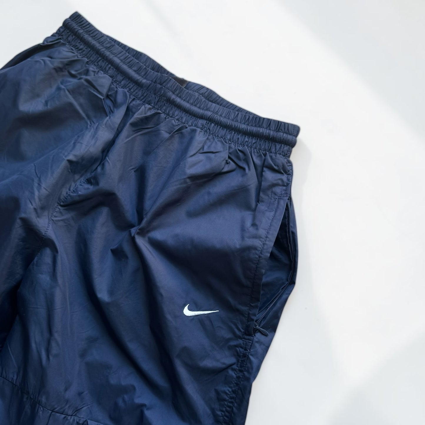 RARE 2000s Nike Trackpants Navy - (S)