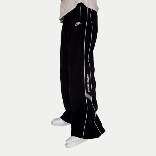 RARE 2000s Nike Trackpants Black - (L)