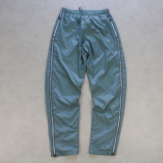 RARE 2000s Nike Trackpants Blue - (S)