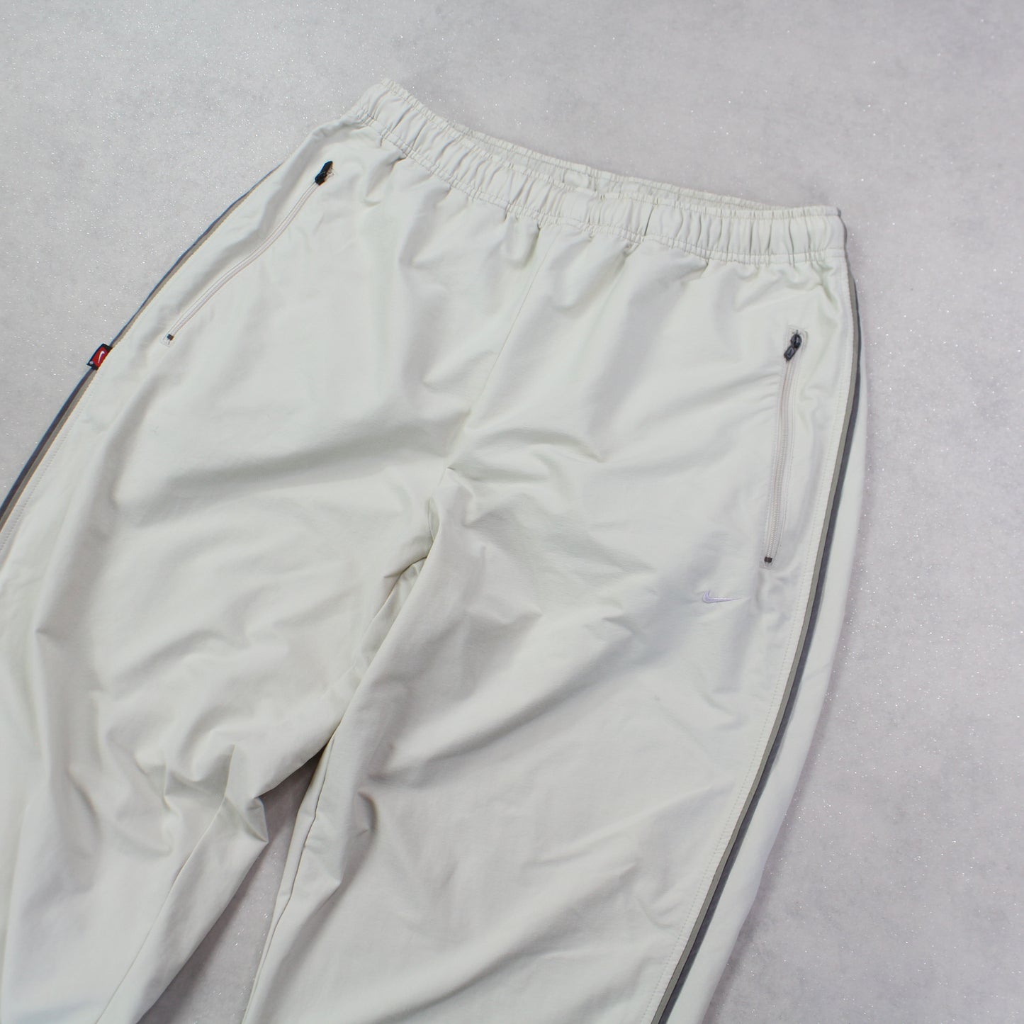 SUPER RARE 00s Nike Trackpants Cream - (S)