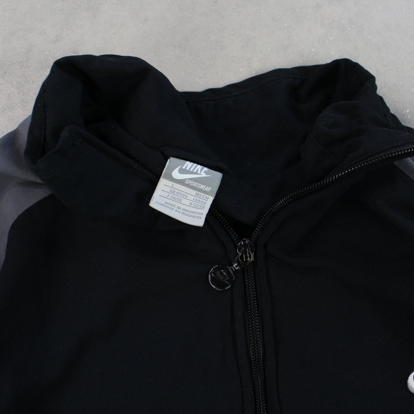 RARE 2000s Nike Track Jacket Black - (M)