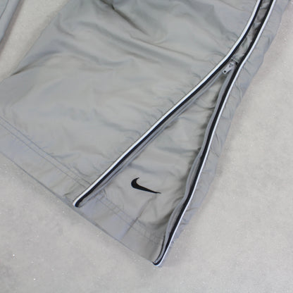 SUPER RARE 2000s Baggy Nike Trackpants Grey - (L)