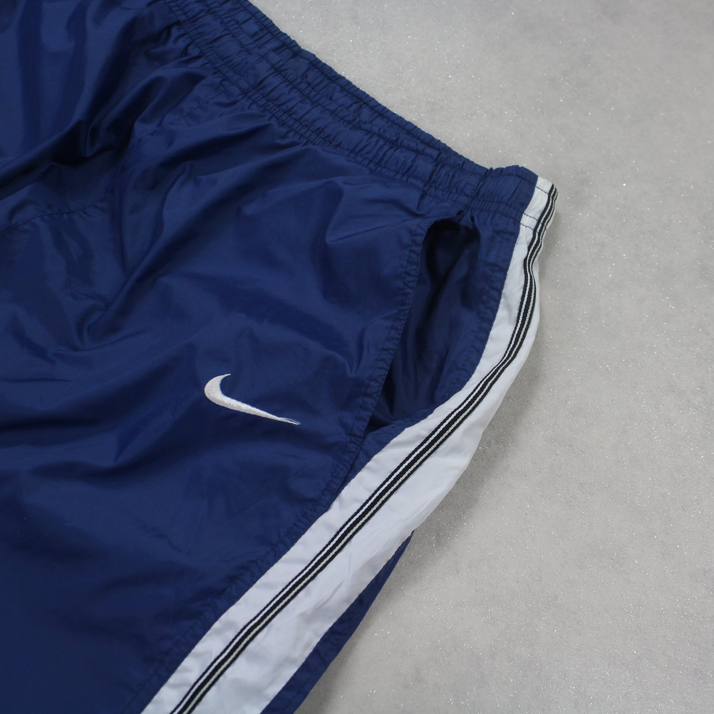 RARE 1990s Baggy Nike Trackpants Blue - (L)