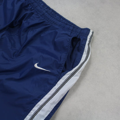 RARE 1990s Baggy Nike Trackpants Blue - (L)