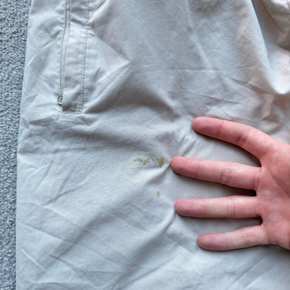 SUPER RARE 2000s Nike Trackpants Cream - (L)