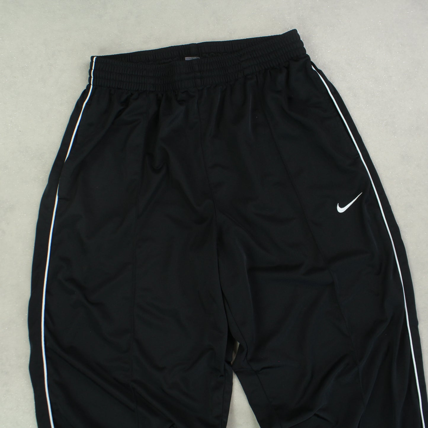 RARE Baggy Nike Trackpants Black - (L)