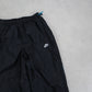 RARE 00s Nike Trackpants Black - (XS)