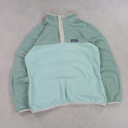 RARE 90s Patagonia 1/4 Fleece Green - (M)