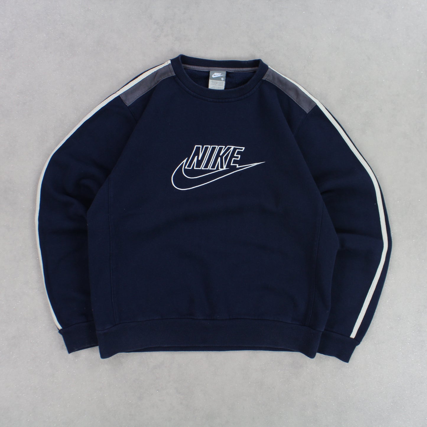 RARE 00s Nike Sweatshirt Navy - (S)