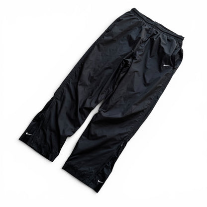 SUPER RARE 2000s Nike Trackpants Black - (M)